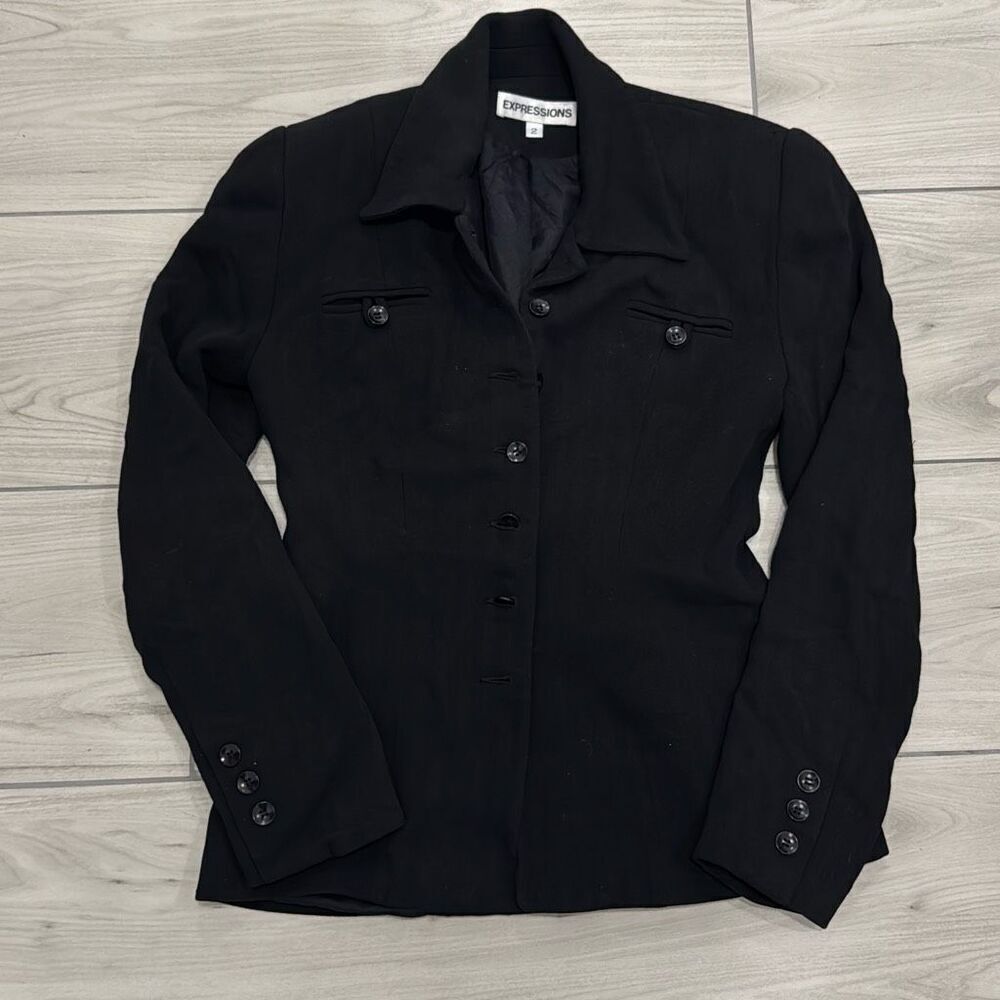 Expressions women’s fitted blazer‎ size 2